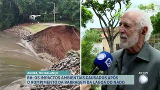 Entenda quais são os impactos ambientais do rompimento da barragem da Lagoa do Nado em BH [upl. by Accemahs]