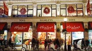 Hamleys Toy Shop London Christmas walk through [upl. by Toille]