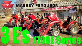 The 3Es Massey Ferguson 1700E Series Compact Tractors 247 to 385 HP [upl. by Peedus]