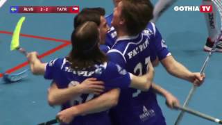 All the goals from B16 ÄLVSJÖ AIK  TATRAN STRESOVICE in Gothia Innebandy Finals 2016 [upl. by Oliana419]