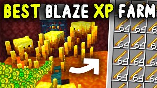 EASIEST BLAZE XP Farm Minecraft 121 400  H [upl. by Atikam]