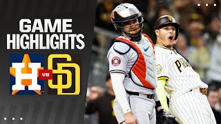 Astros vs Padres Game Highlights 91724  MLB Highlights [upl. by Hamrah396]