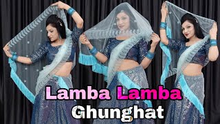 Lamba Lamba Ghunghat  Ajay Hooda  New Haryanvi Trending Song 2024  Kavita  Dance Video Haryanvi [upl. by Yakcm]