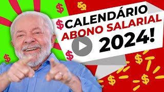 Abono salarial PIS Pasep 2024 começa a ser pago veja o calendário [upl. by Black]