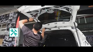 Honda CRV  ELECTRIC tailgate INSTALLATION 🛠  PART 12 [upl. by Mcnally]