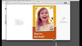 Party Invitations in Pages [upl. by Rraval]