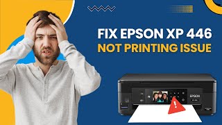 Fix Epson XP 446 Not Printing Issue  Printer Tales [upl. by Dust978]