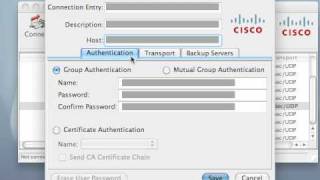 Cisco VPN Client for Mac OS [upl. by Dinan]