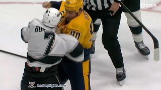 Kyle Burroughs vs Ryan OReilly Nov 04 2024 [upl. by Auhsuoj]