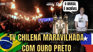 Repórter Chileno Maravilhado “ Só O Brasil Pode Proporcionar Isso” [upl. by Hamirak]