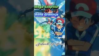 mega sceptile vs bond greninja  who is strongest shorts pokemon pokemonamv amine greninja [upl. by Newby654]