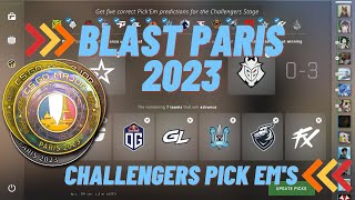 Challengers PickEm How I got Diamond Coin  Implementing the Same Strategy for Paris Major 2023 [upl. by Laehcor]