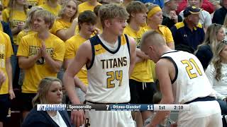 Spencerville vs OttawaGlandorf Boys Basketball District Final 342023 [upl. by Nomad]