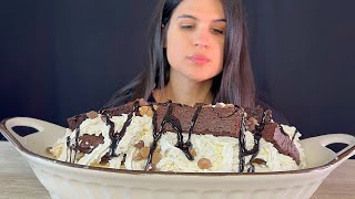 BROWNIES SUNDAE  MUKBANG  ASMR  EATING SOUNDS [upl. by Ahders]