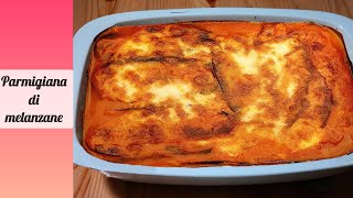 PARMIGIANA DI MELANZANE fatta in casa  ricetta parmigiana di melanzane fritte [upl. by Satsok]