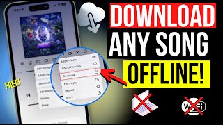 How To DOWNLOAD ANY MUSIC on iPHONE 2024 Offline Music [upl. by Rodmun812]