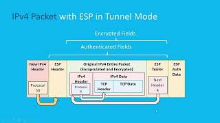 CCNA  IPsec Transport and Tunnel Modes [upl. by Dez]