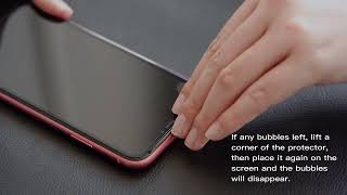 JETech Full Coverage Screen Protector Installation for iPhone [upl. by Adrienne698]