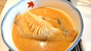 Okuhara Butterfish Misoni  銀ダラの味噌煮  ASMR Silent Cooking in Hawaii No Talking [upl. by Ettennad]