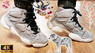 Adidas Yeezy​ 500 High Mist Stone​  DETAIL​ amp​ ON​ FEET​  EP256 [upl. by Alleuqram811]