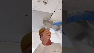 How to Tape over a Bad Joint or an Uneven Surface drywall diy [upl. by Esilanna433]