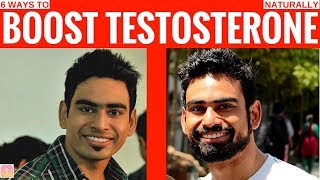 How to Boost Testosterone Naturally  6 WAYS [upl. by Liuqa]