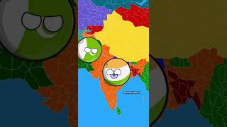 What If Bharat And Pakistan Join Togethershortssubscribe countryballsshortvideosindia [upl. by Aksel976]