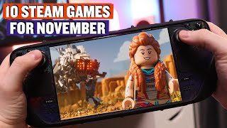 10 Steam Games Youll Want to Check Out in November [upl. by Deva]