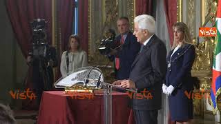 Mattarella cita Manzoni quotLItalia del Buon Senso non si nasconda per pauraquot [upl. by Cresa684]