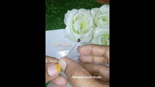 Essay way to make mehandi cone tip thinner mehandicone mehandi shortsvideo artmehandi technic [upl. by Adair]