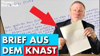 Alexander Bittner  Brief aus dem Knast  Thomas Dietz AfD [upl. by Eniamart540]