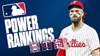 MLB Power Rankings Phillies claim No 1 spot Twins just outside of Top 5  CBS Sports [upl. by Whale908]