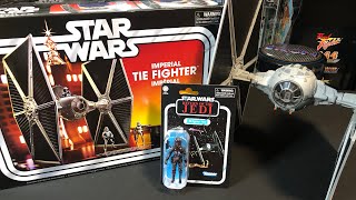 Hasbro Star Wars the vintage collection imperial tie fighter full review [upl. by Yerac]