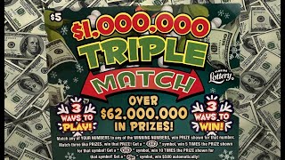 FLORIDA LOTTERY TRIPLE MATCH floridalottery AgentManTvfloridalottery [upl. by Rebmetpes]