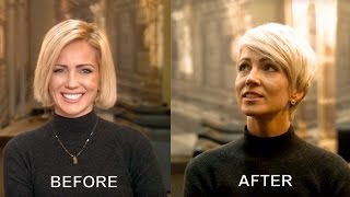 How to Create a Modern Short Cut 2016 Inspired by Clair Underwood Pixie Cut [upl. by Cynthia]