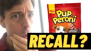 2021 PupPeroni Recall actually its a withdrawal [upl. by Enecnarf]