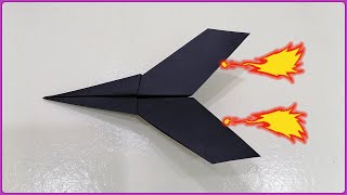 Einfaches Papierflieger falten der weit fliegt  Paper airplane [upl. by Saeger]