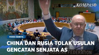 China dan Rusia Veto Usulan AS Terkait Gencatan Senjata di Gaza [upl. by Yemerej553]