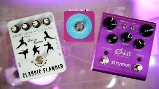 3 Flangers Compared  Joyo  Mooer Spark  Strymon Orbit [upl. by Fronniah79]