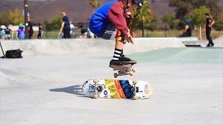 HOW TO OLLIE OVER A SKATEBOARD THE EASIEST WAY TUTORIAL [upl. by Notrom]