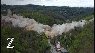 A45Brücke AutobahnTalbrücke in NRW erfolgreich gesprengt [upl. by Maximo]