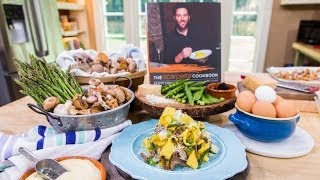 Home amp Family  Tagliatelle with Spring Vegetables amp Truffle Zabaglione [upl. by Ayekan]