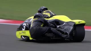 FIM Sidecar World Championship Round 3 Donington Park Race 1 [upl. by Akihdar]