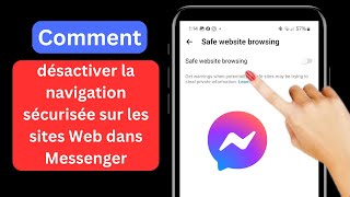 Comment désactiver la navigation sécurisée sur le site Web dans Messenger [upl. by Aidam]