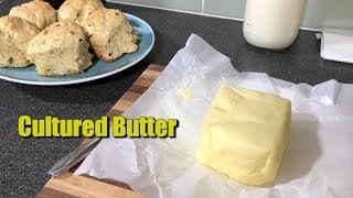 How to Make Cultured Butter at Home [upl. by Enalb290]