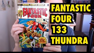 Fantastic Four 133 Thing v Thundra and Frightful Four Marvel Comics Review [upl. by Yetah704]