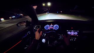 VW Golf GTI TCR MK75  NIGHT DRIVE POV by AutoTopNL [upl. by Roslyn]