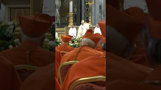 The College of Cardinals after Pope Francis announcement [upl. by Macdougall]