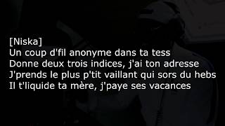 NISKA  Freestyle Couvre Feu PAROLESLYRICS [upl. by Noiramaj]