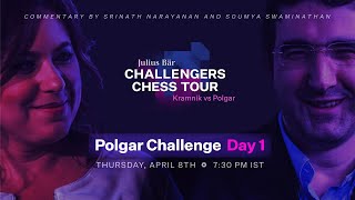 Julius Baer Challengers Chess Tour Polgar Challenge  Day 1  Soumya amp Srinath [upl. by Purity845]